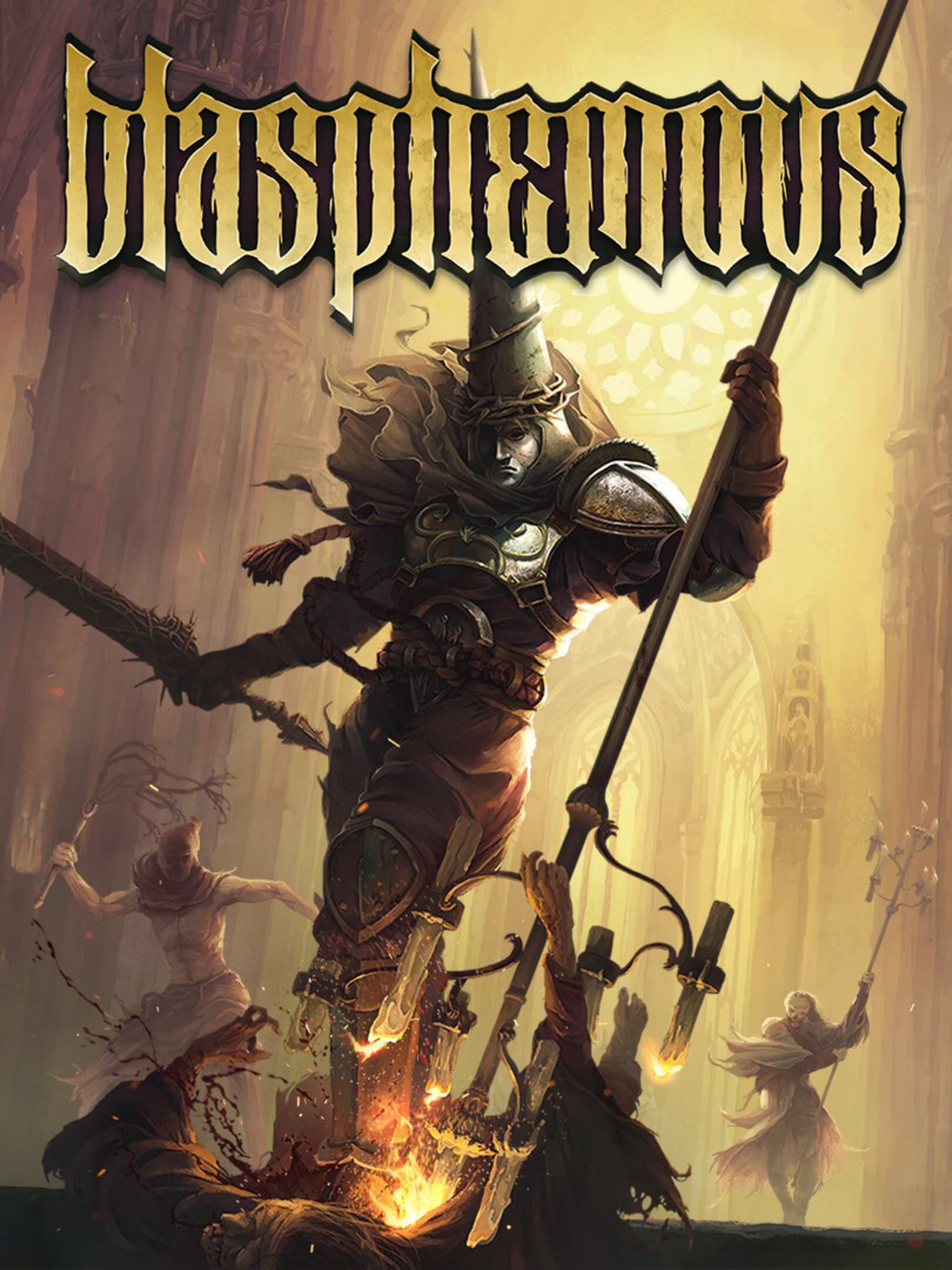 Blasphemous постер. Blasphemous the stir of dawn. Blasphemous 2019. Blasphemous. Blasphemous 2.